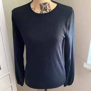 Ann Taylor Black Crewneck Sweater